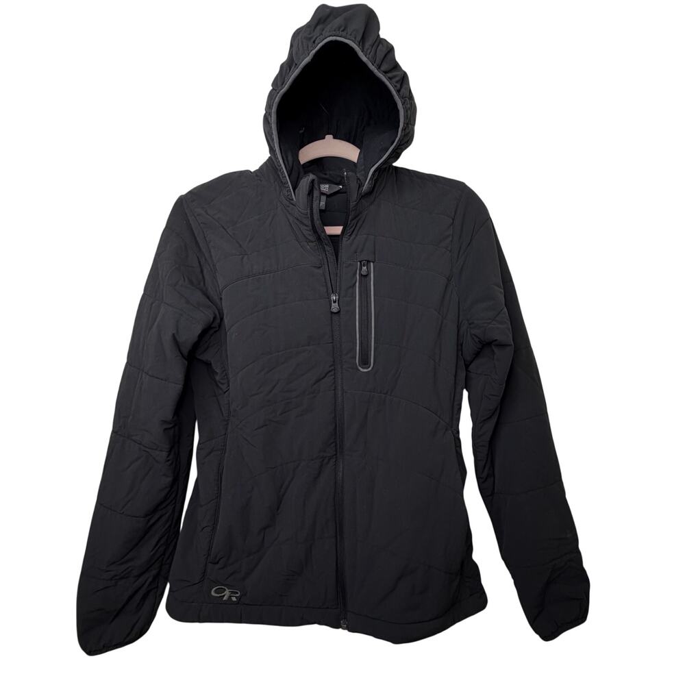 Sm Outdoor Research Ferrosi Hoody Jacket Women's Black Softshell Lightweight Ski